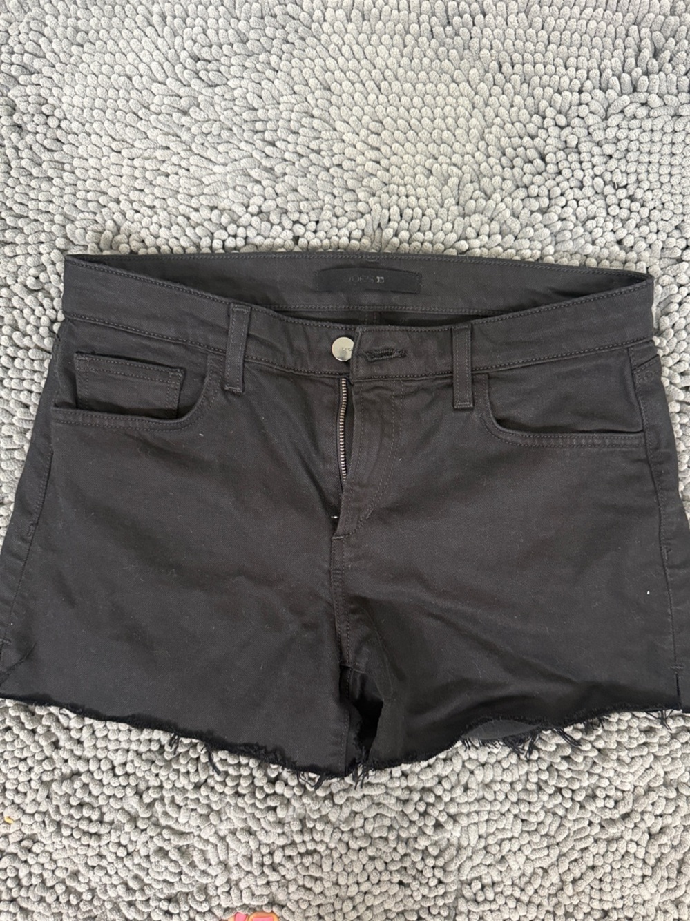 The Ozzie Joe's Jeans Black Denim Cutoff Shorts